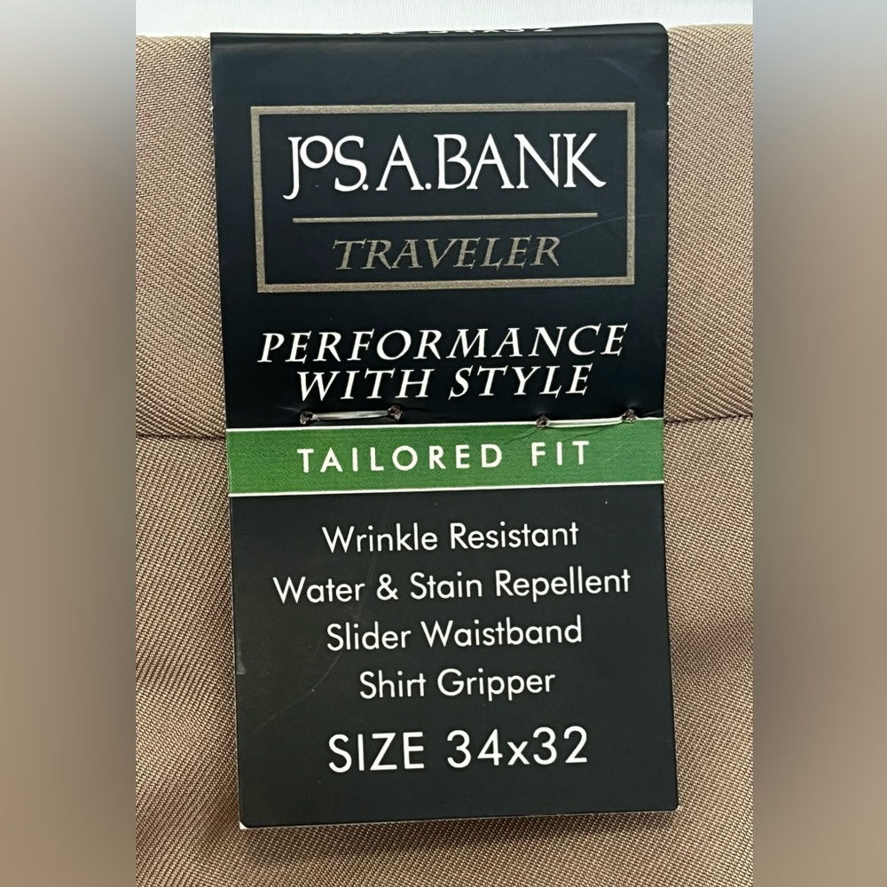 NWT Traveler Performance Tailored Fit Chinos Mens Size 34W X 32L - Picture 4 of 6